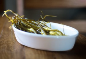 pickled garlic scapes