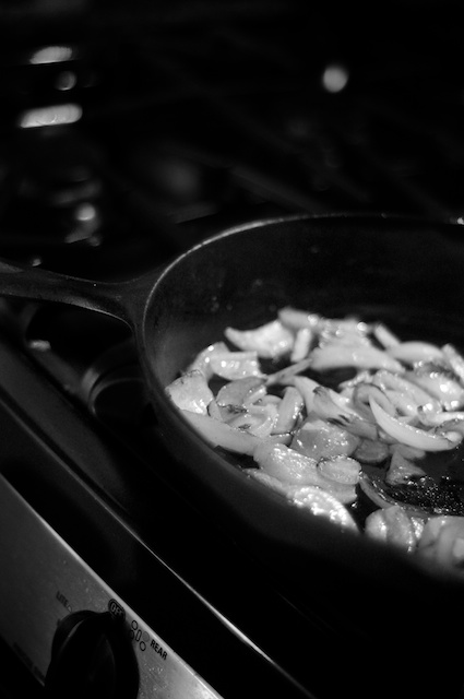 onions in a pan onions in a pan
