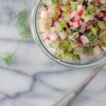 photos The First Salsa of the Season: Radish & Green Tomato
