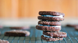 chocolate einkorn cookies