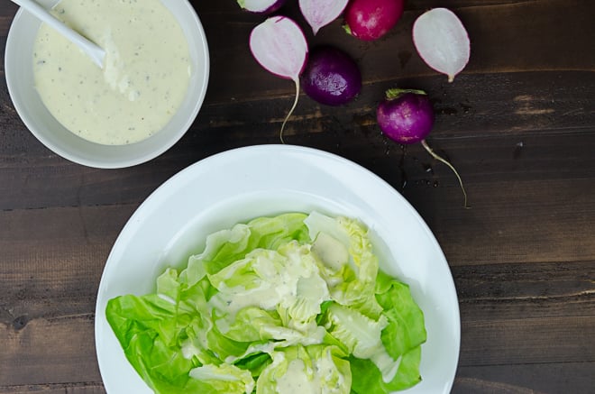 Our Best Homemade Ranch Dressing with Kefir and Herbs - Nourished Kitchen