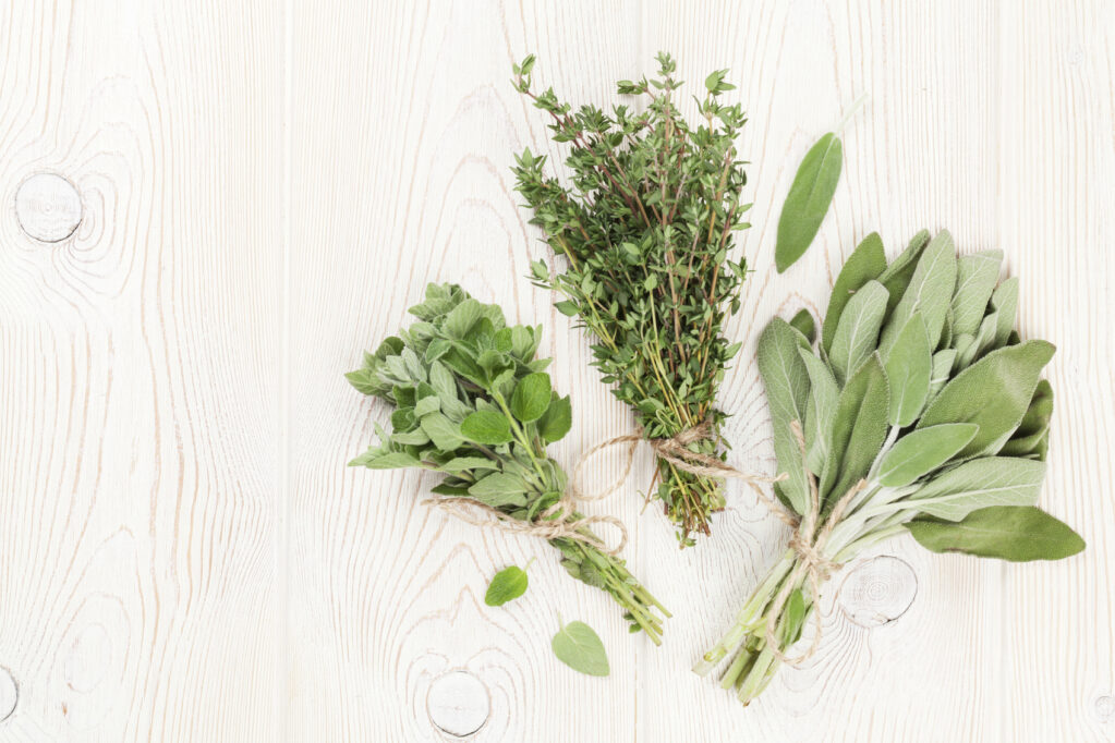 Your kitchen is full of medicine! Here's ten culinary herbs - like basil, peppermint and parsley - and their medicinal uses/