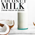 Pinterest pin coconut milk