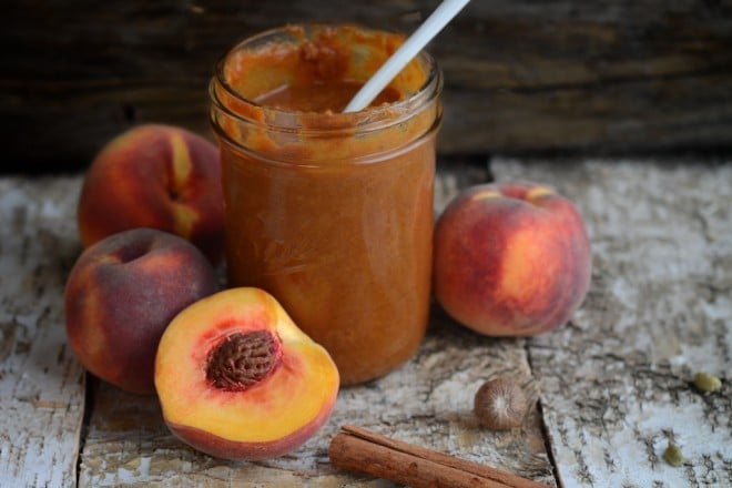 spiced peach butter