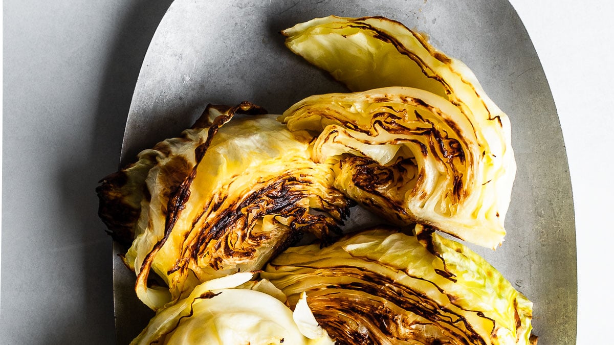 Roasted Cabbage Recipe Roast Cabbage Wedges Nourished Kitchen