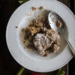 Rhubarb Skillet Cake