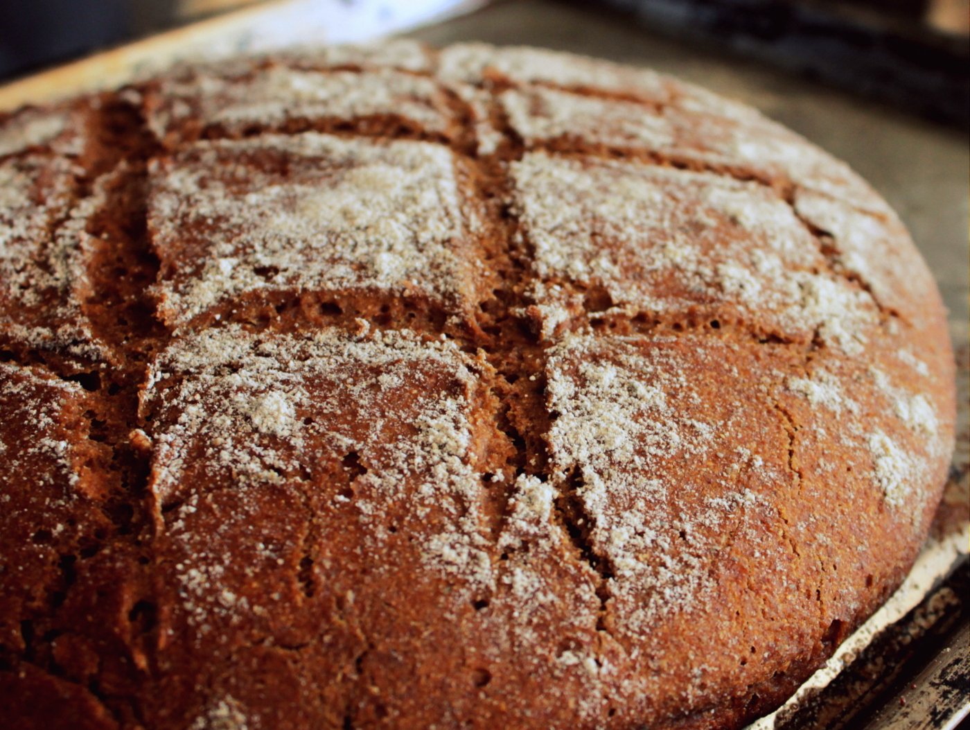 100% Rye Sourdough Baking (Rye Sourdough Boule Recipe 