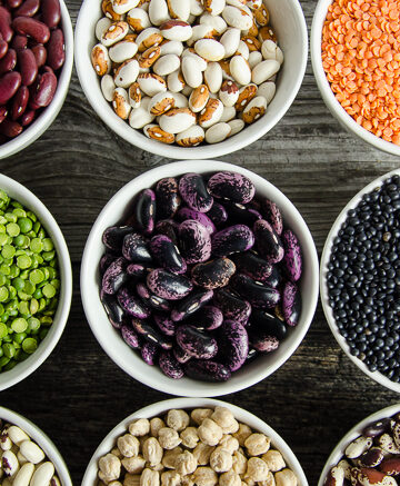 various assortment of beans