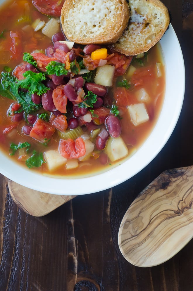 Simplest Kidney Bean and Vegetable Soup - Nourished Kitchen