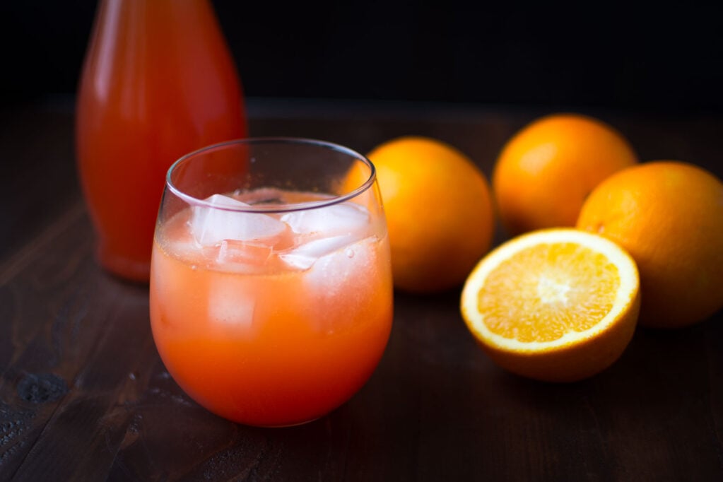 A soda that's good for you? This is a homemade Cranberry Orange Water Kefir Soda. It's loaded with antioxidants and good bacteria. Super easy to make and naturally fermented.