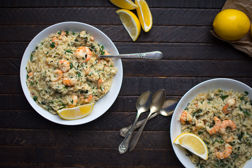 Court Bouillon Poached Prawns with Herb and Citrus Pistou Recipe