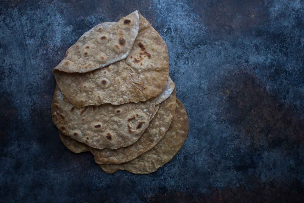 sprouted wheat flatbread