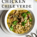 chicken chile verde pinterest pin