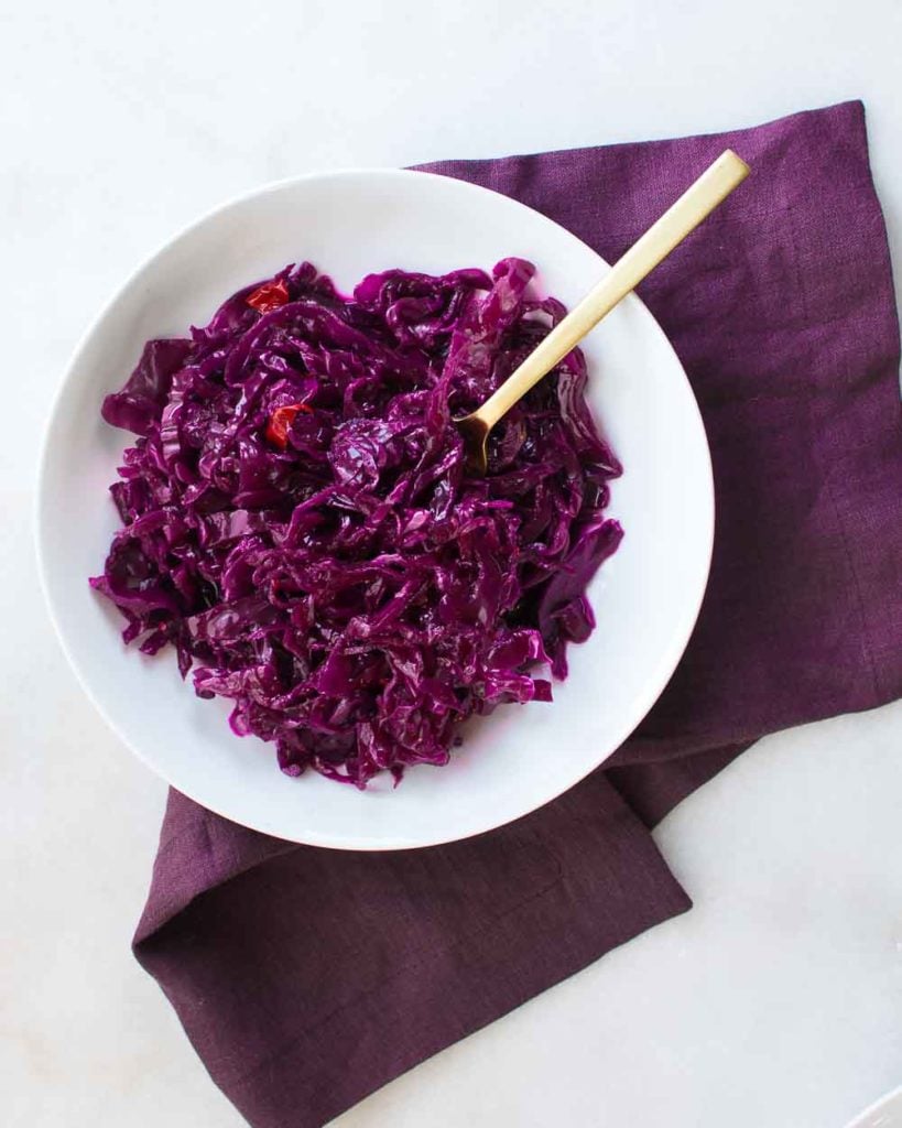 Jalapeño Sauerkraut with Red Cabbage and Garlic Nourished Kitchen