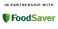 In Partnership with FoodSaver Logo