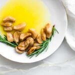 garlic confit with rosemary