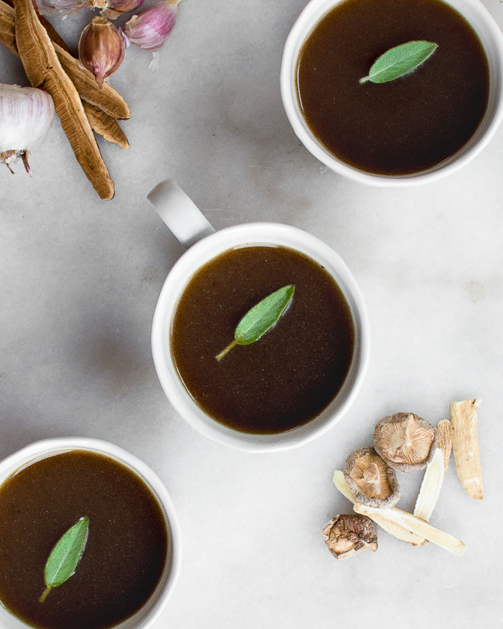 Mushroom Broth Recipe (with Medicinal Mushrooms) Nourished Kitchen