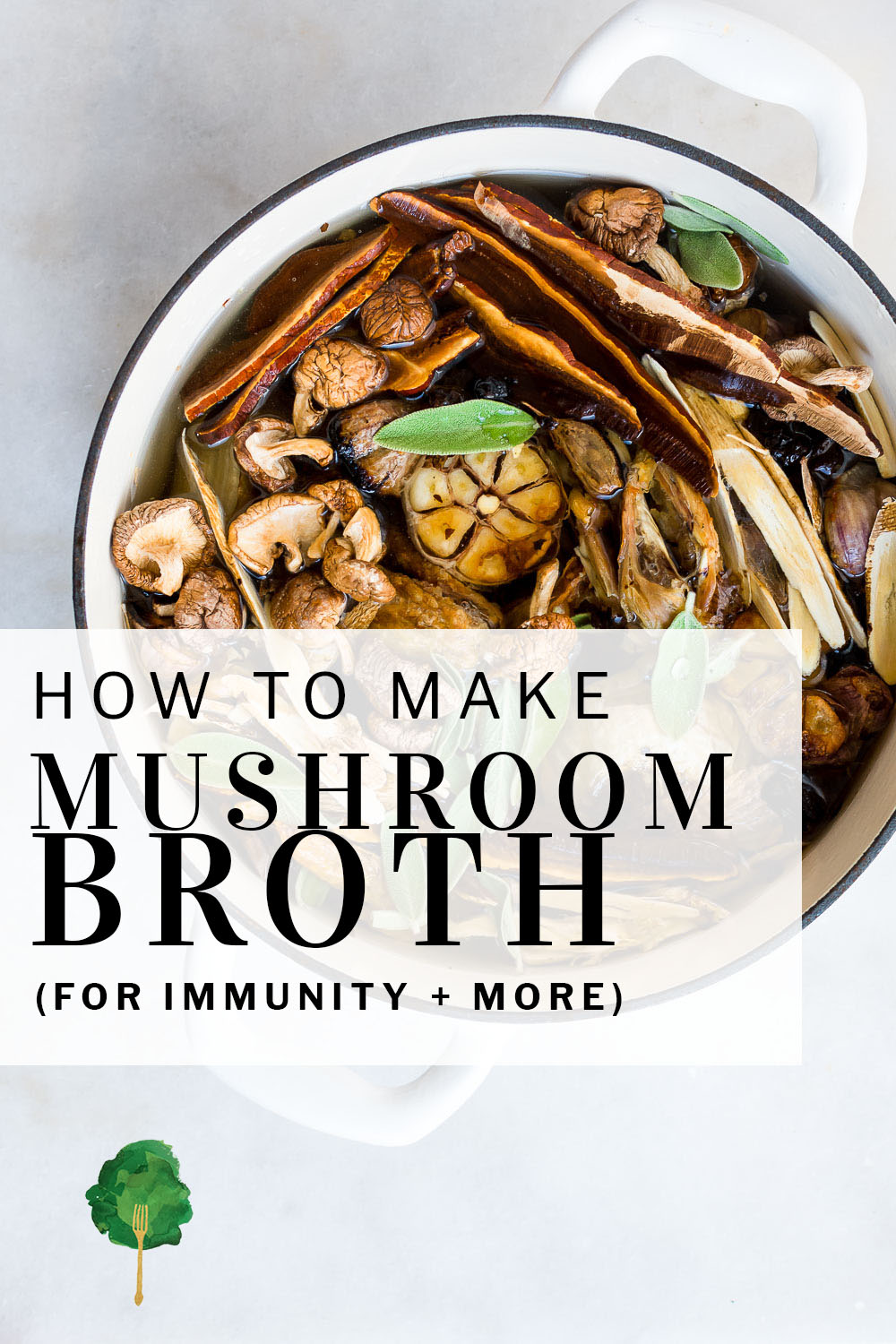 Mushroom Broth Recipe (with Medicinal Mushrooms) Nourished Kitchen