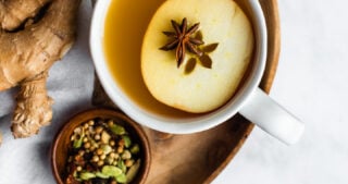 wassail with apple and star anise