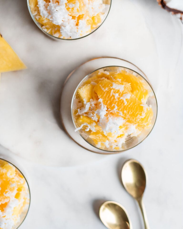 Fresh Ambrosia Salad Nourished Kitchen