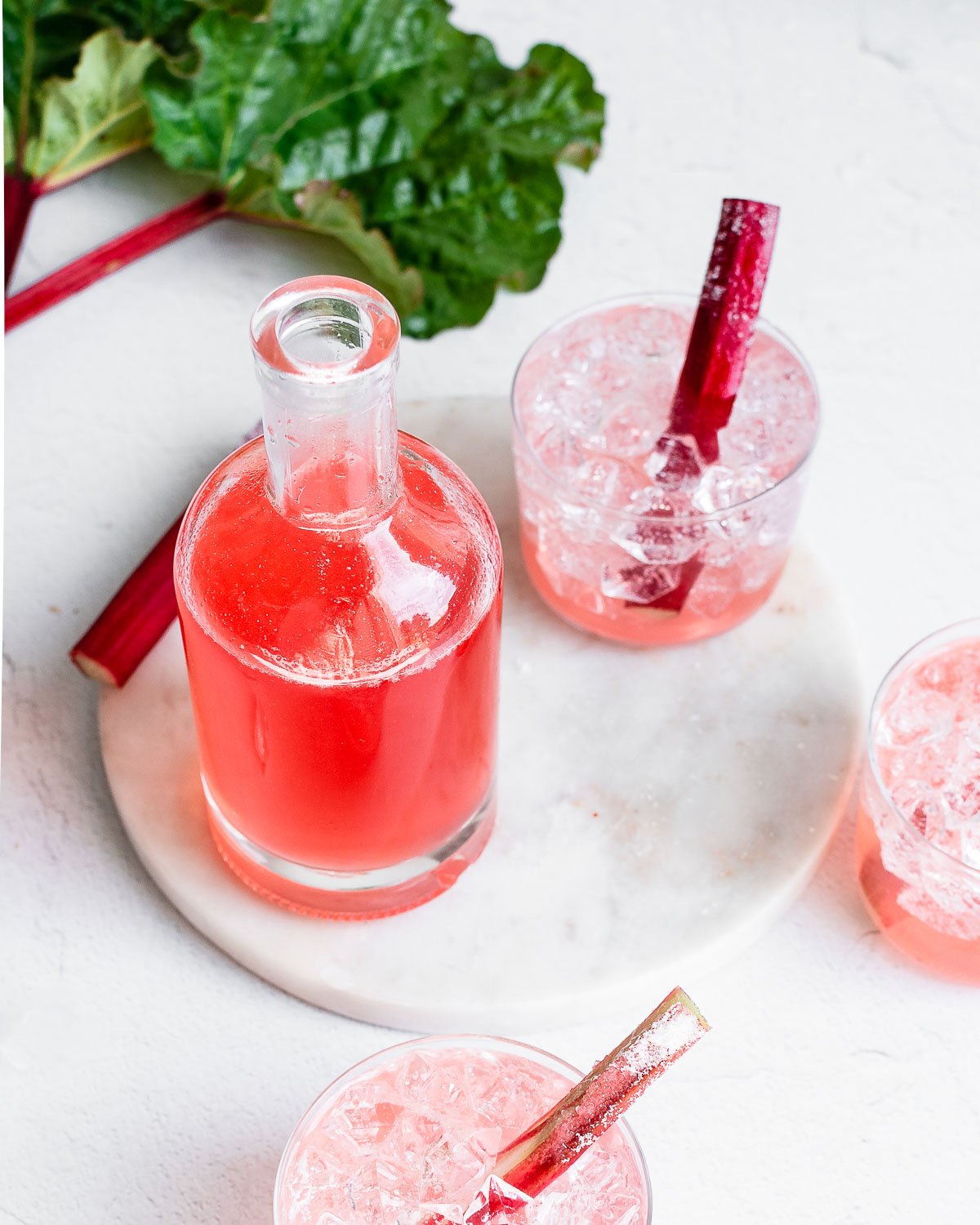 Rhubarb shrub