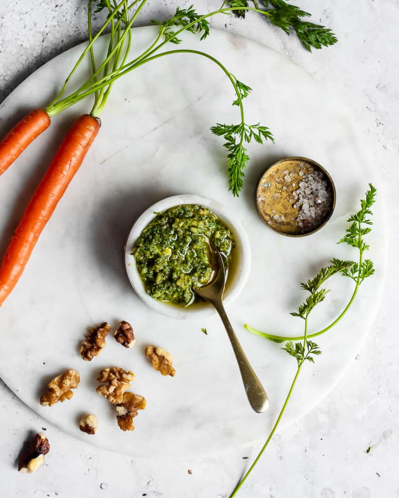 Carrot Top Pesto Recipe