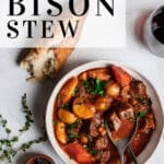 bison stew pinterest pin
