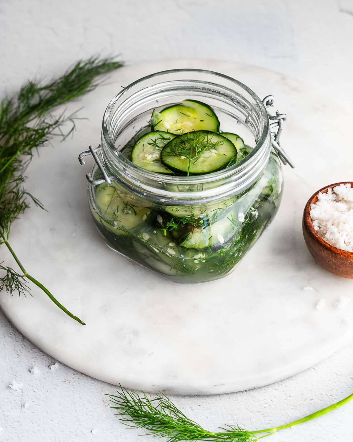 Finnish-style Easy Quick Pickles with Dill