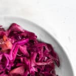 cider-braised cabbage