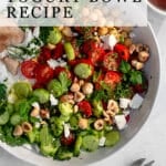 savory yogurt bowl pinterest pin