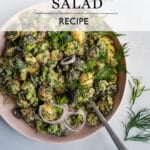 herbed potato salad pinterest pin